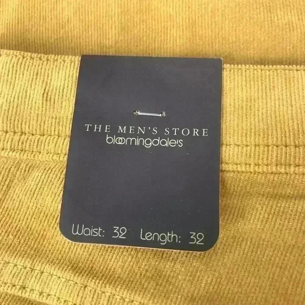 THE MEN'S STORE AT BLOOMINGDALE'S JEANS MEN'S 32X32 TAILORED FIT CORDUROY - Picture 2 of 11